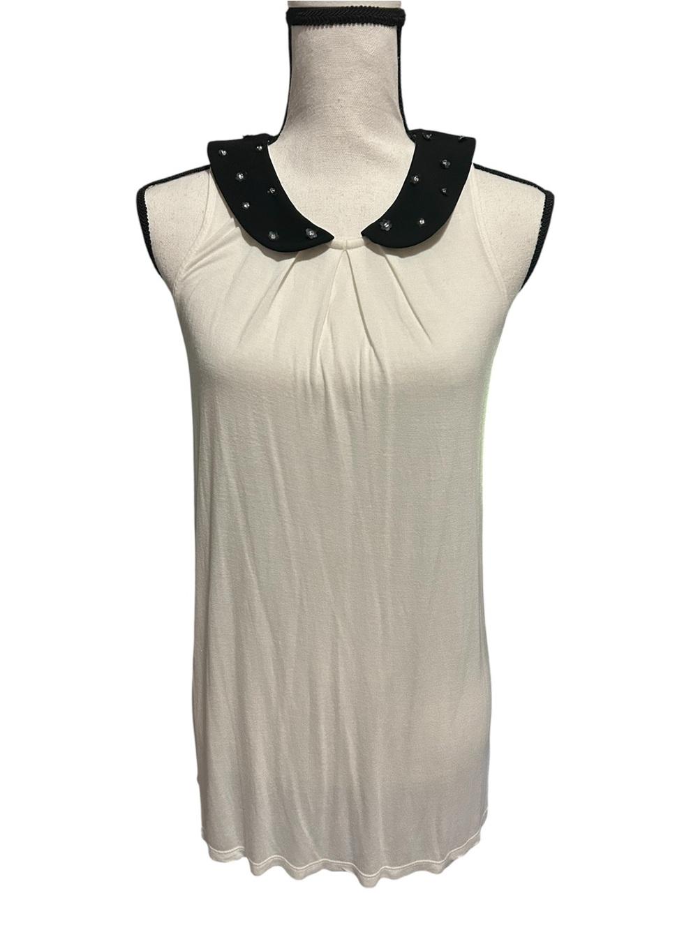 Elle Cream Sleeveless Top